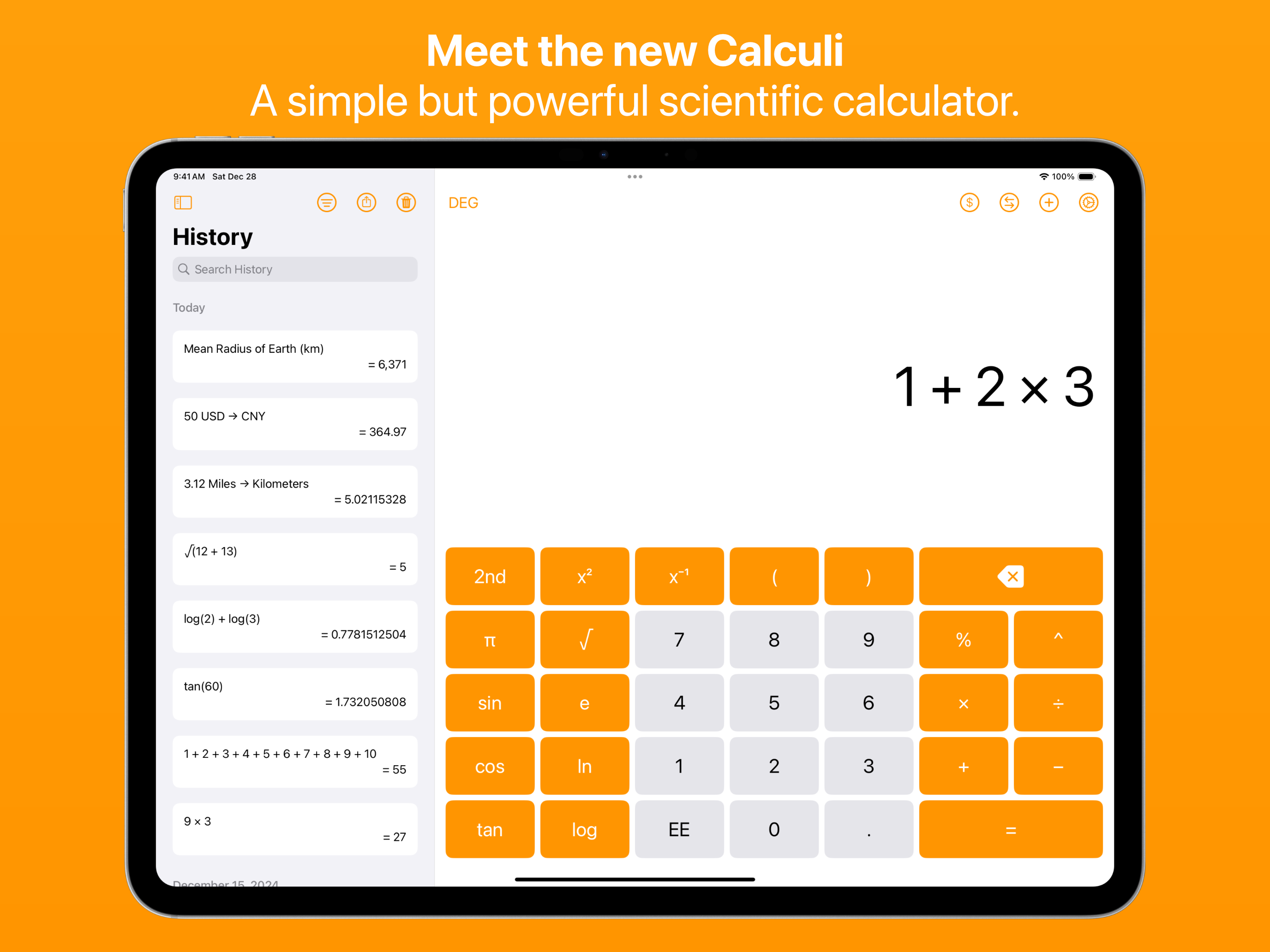 Calculi for iPadOS